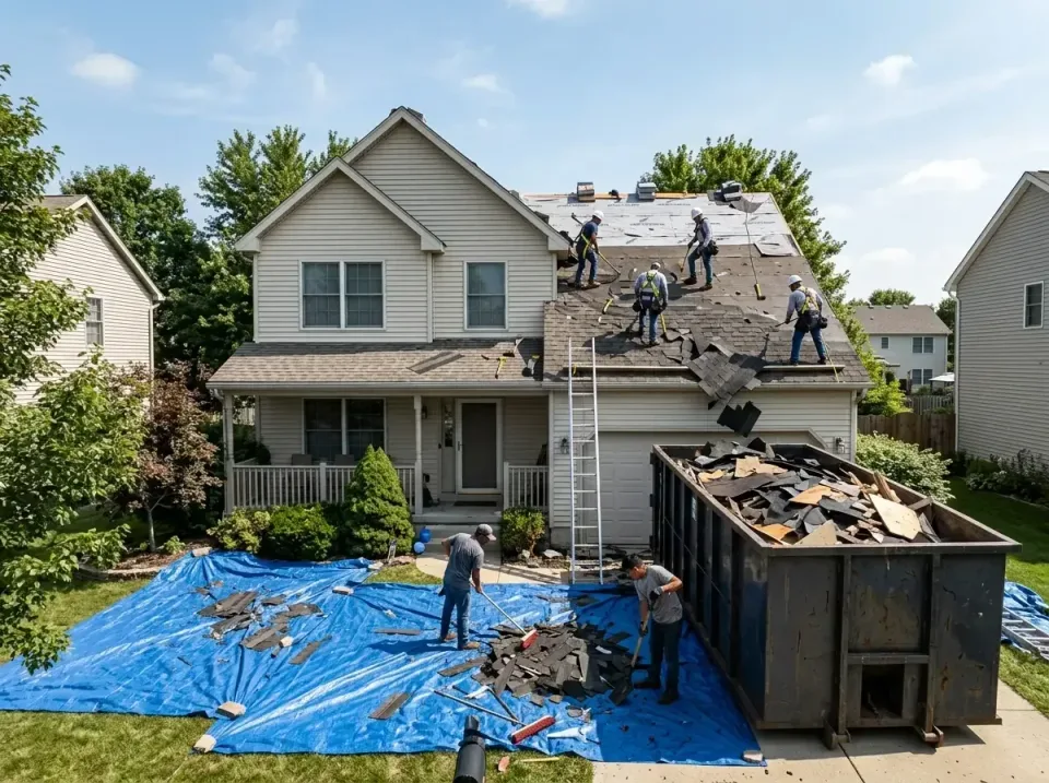 roof-replacement-debris-remova-004 — frequently asked questions, Cheapest Dumpster Rentals in Vandalia, OH